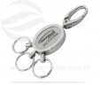 Chaveiro de metal com 3 argolas VRB1383-3