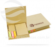 Bloco de anotações com post it reciclado VRB1407