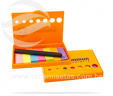 Kit de post it colorido com caneta VRB1487