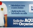 Camisa Pólo com  sua Logomarca